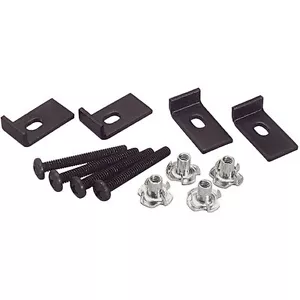 Speaker Grill Clamp Kit Heavy Duty Black Steel Clamps with Screws and T-nuts - Picture 1 of 5