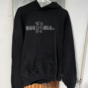 Black and white Zoo Hill hoodie #skater - Picture 1 of 2