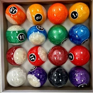 Ambassador Frosted Pearl Billiard Pool Ball Set for Pool Table, Game Rooms - Picture 1 of 1