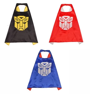 Kids Transformers Cape World Book Day Character Fancy Dress Optimus Prime Capes - Picture 1 of 4