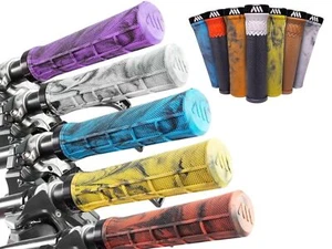 All Mountain Style Bicycle Grips Lock On MTB eBike Downhill BMX 22 mm Handlebar - Picture 1 of 82