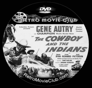 The Cowboy and the Indians (1949) Gene Autry Western Movie DVD - Picture 1 of 2