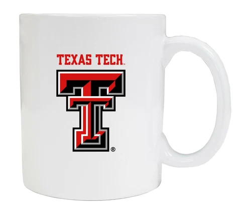 Texas Tech Red Raiders Coffee Mug-NCAA White Ceramic Mug Set 2 Pack Cover