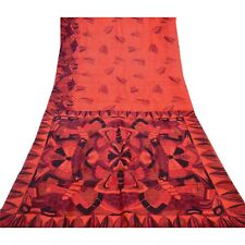 New listing
		Sanskriti Vintage Red Indian Pure Silk Printed Sarees Sari 5Yd Soft Craft Fabric