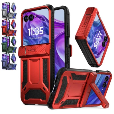 For Moto Razr/Moto Razr Plus 2024 Moto Razr Ultra 2025 Case With Kickstand Cover - Image 1 of 4