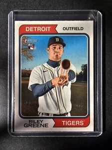 2023 Topps Heritage Riley Greene RC #48 - Picture 1 of 2