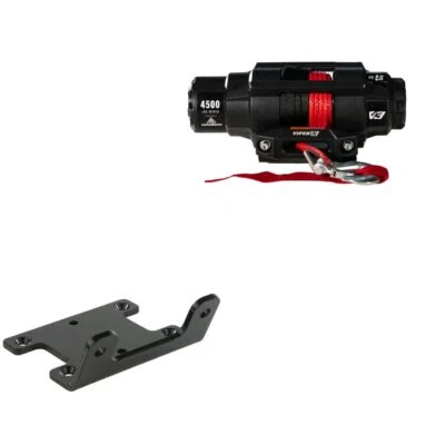 Viper 4500lbs V3 Winch Red Rope With Mount For Yamaha Bruin 350 2004-2009 - Image 1 of 3