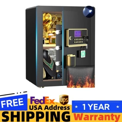 BESAFETY 3.8 Cuft Large Safe Box, Digital Keypad Home Security Safe - Image 1 of 4