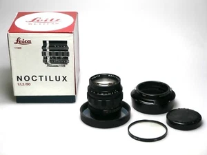 Leica Noctilux 50mm 1:1.2 11820 + Campana 12503 + S8 UVa + Caja - COMPLETA - Imagen 1 de 5