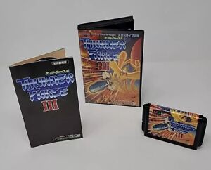 THUNDER FORCE III 3 Mega Drive SEGA MEGADRIVE Japan NM Complete