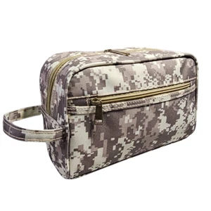 Tactical Travel Toiletry Bag Zipper Case Compact Organizer Portable Dopp Shave - Picture 1 of 8