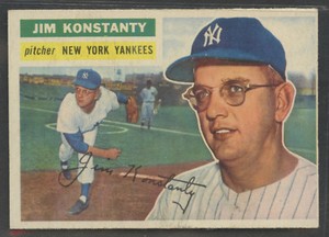 1956 Topps #321 Jim Konstanty New York Yankees