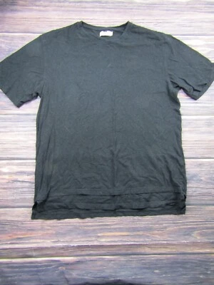 Camiseta Topman masculina tamanho grande preta gola redonda manga curta usada - Imagem 1 de 4