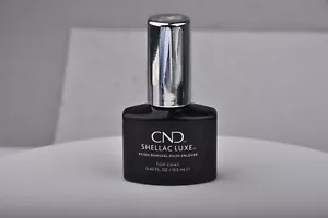 CND SHELLAC LUXE UV Nail Gel Polish -TOP COAT- 14+ Day Wear LED Cure -12.5ml - Picture 1 of 4