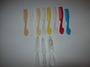 Lot of (11) Vintage Barbie Doll Hair Brushes & Combs - Picture 1 of 8