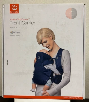 Stokke MyCarrier младенца ребенка спереди Baby Carrier розовый сетки новый - Изображение 1 из 2