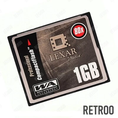 Lexar Media Professional Series Compact Flash 1GB Wa 80X CF Type-I Memory Card - Image 1 of 2