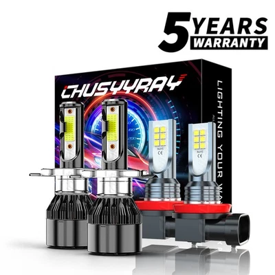 For Mercedes-Benz G55 AMG 2008-2010 LED Headlight Hi Lo Beam Fog Light Combo Kit - Image 1 of 4