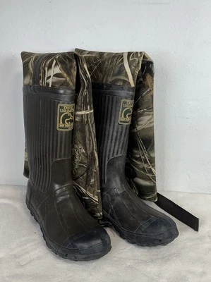 Ducks Unlimited Mad Dog Gear Thinsulate Camouflage Men’s Size 13 Wading Boots - Image 1 of 4