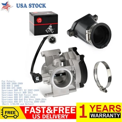 Cuerpo del acelerador # 1202836 para Polaris Sportsman 800 EFI Touring 2008-2009 con bota Foto 1 de 4