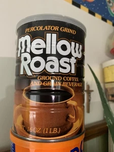 Vintage Mellow Roast Maxwell House Coffee Percolator Roast w Cap Empty Good - Picture 1 of 1