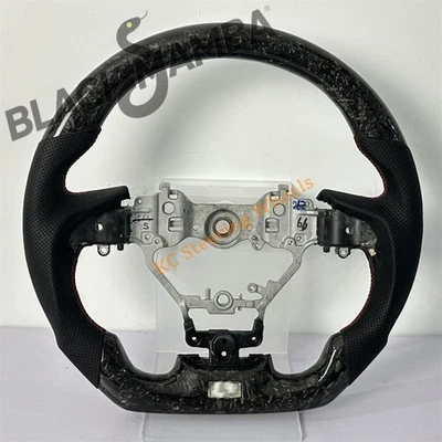 Forged Carbon Fiber black Leather Steering Wheel for LEXUS ES RX LX GX GS sale Foto 1 de 4