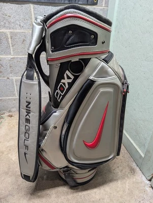 Nike Golf 20XI Tour Staff Silver Golf Bag with 6-Way Divider - Image 1 of 4