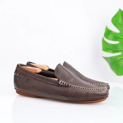 Timberland Earthkeepers Zapatos Para Hombres Talla 8 Marrón Cuero Mocasines Puntera Sin usar, en caja 6639R Foto 1 de 4