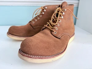 Hombre Marrón Gamuza Botas Red Wing 8181 Talla 45 US 11 1/2 UK 10 1/2 - Imagen 1 de 11