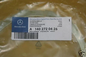 OEM Mercedes-Benz W140 Maybach S65 E500Transmission Outer Disc 1402720426 NEW - Picture 1 of 3