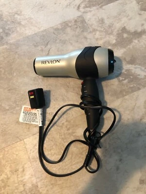 Revlon Volumizing Turbo-Speed Hair Dryer, 3 Heat / 2 Speed Settings, Silver - Изображение 1 из 4