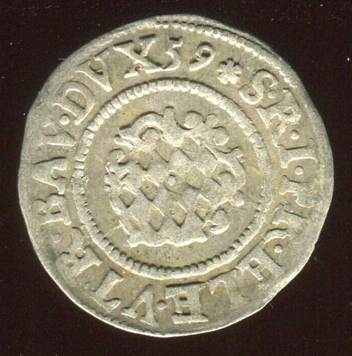 1659 Cologne Koln Germany 2 Albus | Circulated | Silver | KM 44 | Free Shipping - Image 1 of 4