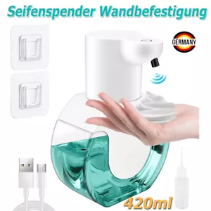 Elektrisch Seifenspender Wandbefestigung Automatisch Sensor Schaumseifenspender - Bild 1 von 20