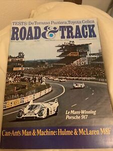 ROAD & TRACK MAGAZINE VOL. 23 #1 SEPTEMBER 1971 (VG) CAN-AM'S MAN AND MACHINE
