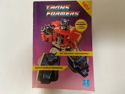 Transformers G1 1989 A6 BOOKLET catalogue EUROPEAN MB exclusive hasbro 2 - Image 1 of 4