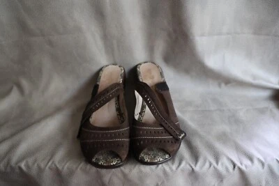 Jambu Brown Mary Jane Sport Wedge Sandals with Leather Upper [TOURING WJ10TOU02] - Image 1 of 4