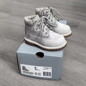Timberland 50th Anniversary Premium Boots Toddler Size 6 Gray 200g Waterproof - Picture 1 of 14