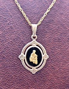 Handcrafted Natural Gold Nugget Pendant – Vintage-Style Design from CA - Picture 1 of 6