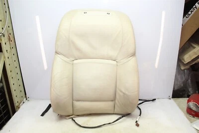 Cojín de asiento superior delantero izquierdo blanco marfil OEM BMW F07 535i GT 10-13 NUEVO NUEVO Foto 1 de 4