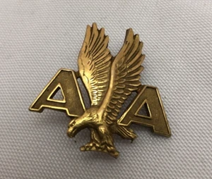 AMERICAN AIRLINES RARE 10K GOLD LEFT SIDE EAGLE PIN FROM 1930'S -1940'S - Picture 1 of 6