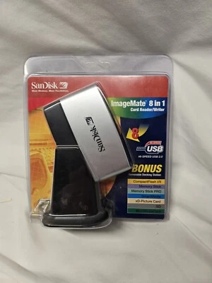 SanDisk Imagemate  6 In 1 Card Reader And Writer Hi Speed Usb New - Image 1 of 4
