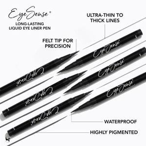 💟 BLACK EYESENSE LIQUID FELT-TIP EYELINER PEN SeneGence  Authentic NEW/SEALED - Picture 1 of 1