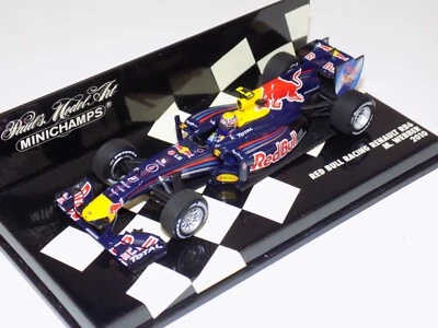 1/43 Minichamps Red Bull Racing Renault RB6  F1 2010 Mark Weber 410 100006 JP31 - Image 1 of 3