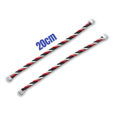 ✅ 2 Empfänger Spektrum Satellit Kabel 200mm 20cm OrangeRx JR Propo K-152 m2 RC ✅ - Bild 1 von 4