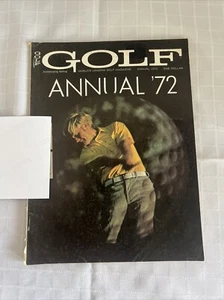 GOLF Magazine Annual 1972 Vol 14 No 2 WORLD'S LEADING GOLF MAGAZINE Vintage - Picture 1 of 15