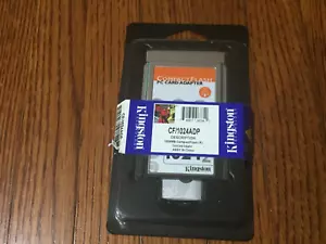 New Kingston technology 1024 MB compact flash R card and adapter - Picture 1 of 8