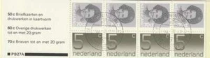 Postzegelboekje Nederland gestempeld PB27a used (01) - Bild 1 von 1