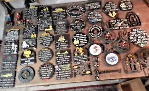 Vintage WILTON Cast Iron Trivets AMISH UNIQUE FUNNY SAYINGS *CHOICE* - Picture 1 of 58