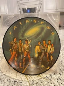 THE OFFICIAL JACKSONS VICTORY PICTURE DISC Epic LP Box#A - Picture 1 of 8