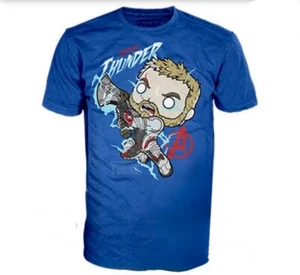 Funko Marvel Thor Shirt Kids Size Medium Pop Tees Blue - Picture 1 of 1